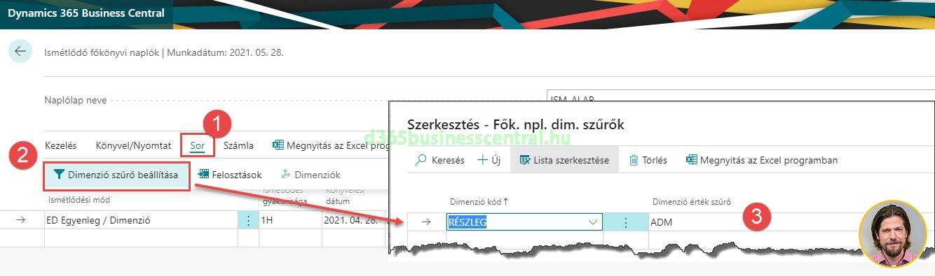 Dimenzió szűrő meghatározása