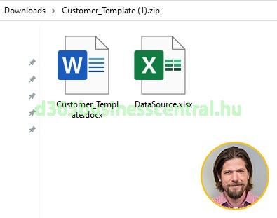 Word és Excel sablon